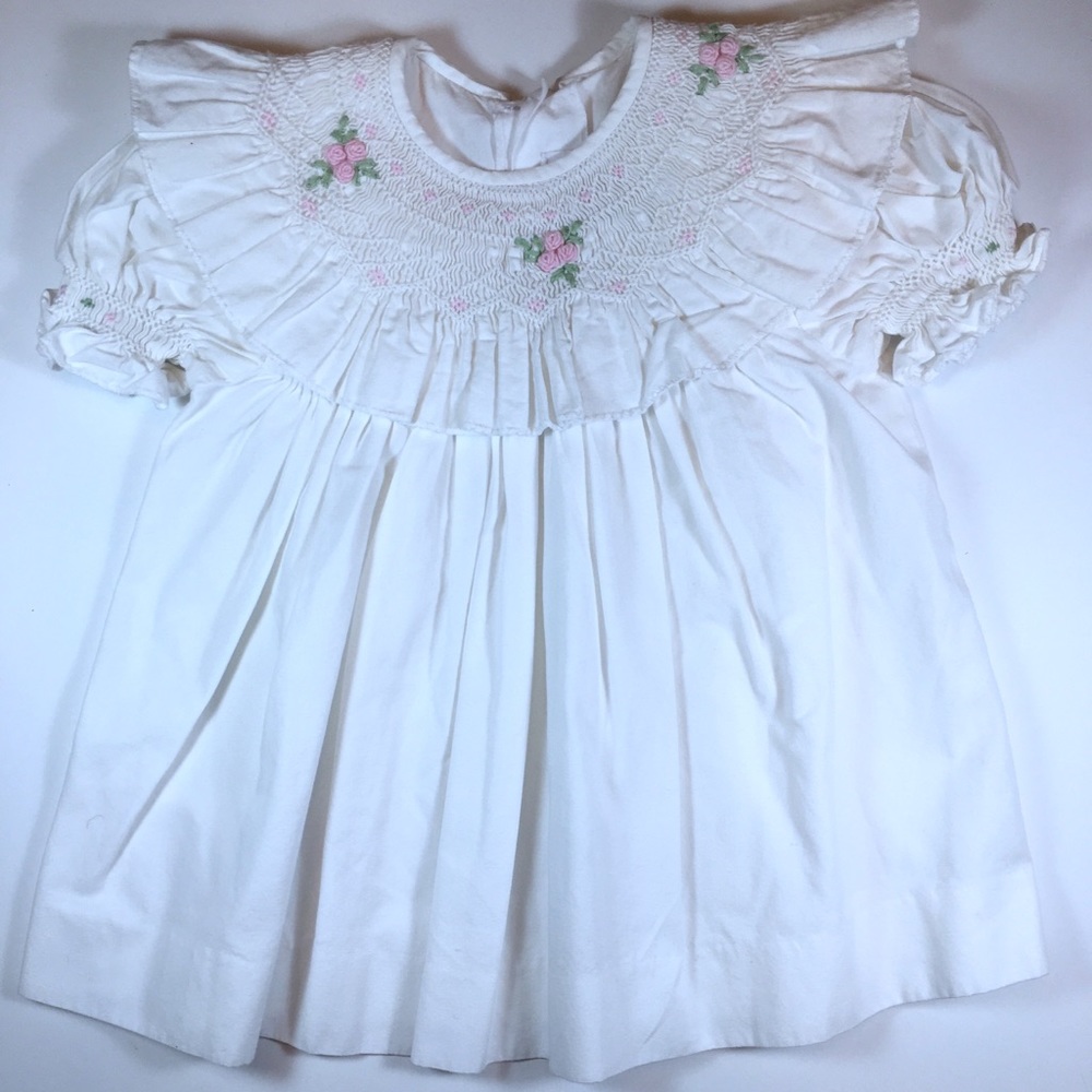 GUC Fantaisie Kids 9M white smock